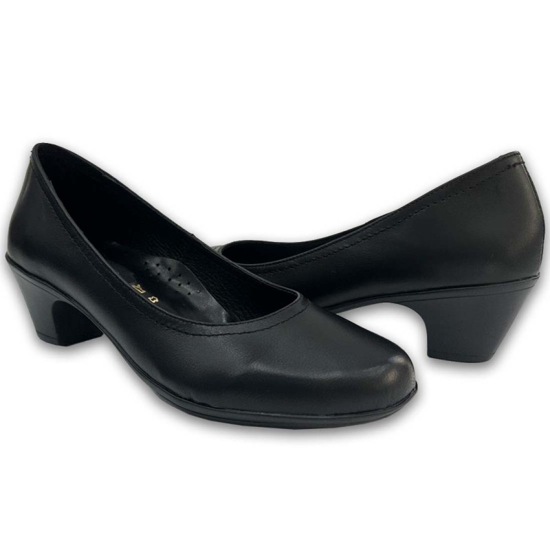 Γυναικεία δερμάτινη γόβα W24230