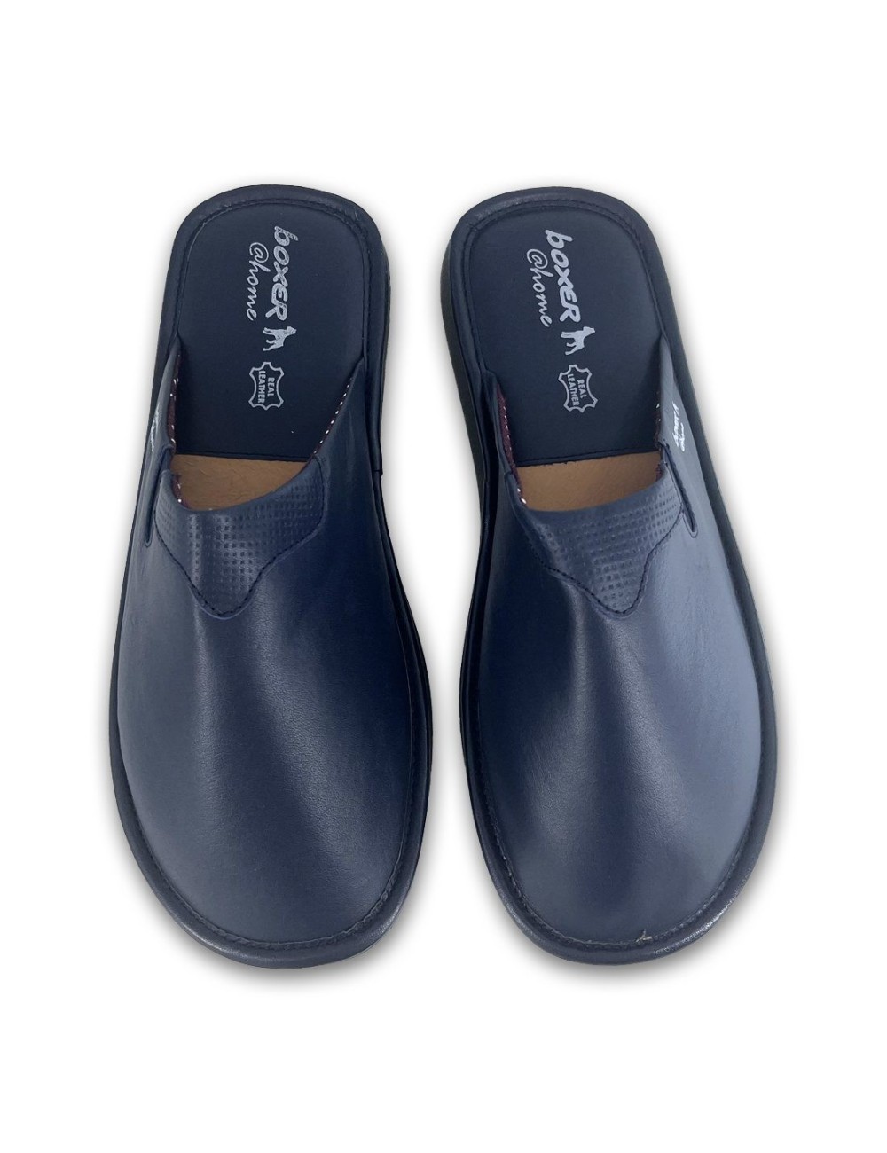 Ανδρικές δερμάτινες παντόφλες Boxer