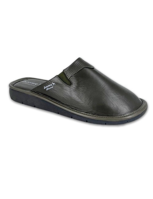 Ανδρικές δερμάτινες παντόφλες Boxer