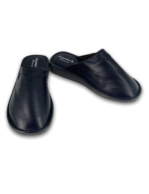 Ανδρικές δερμάτινες παντόφλες Boxer