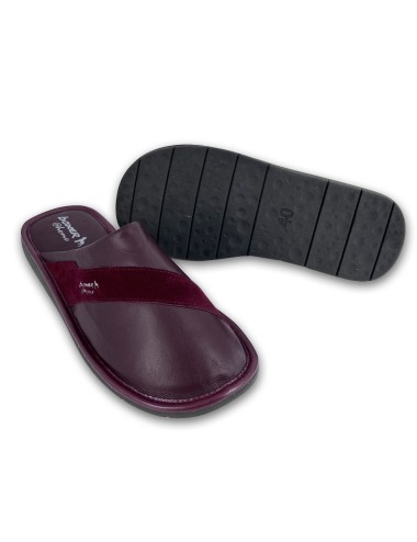 Ανδρικές δερμάτινες παντόφλες Boxer