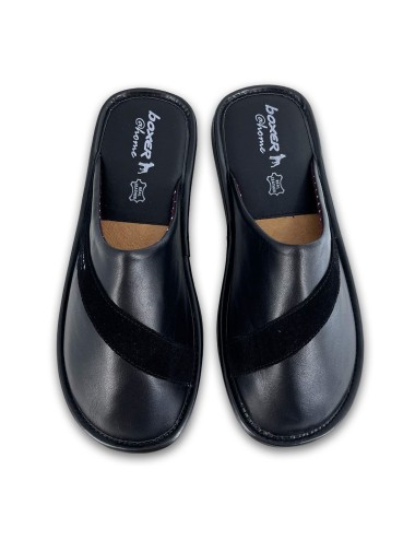 Ανδρικές δερμάτινες παντόφλες Boxer