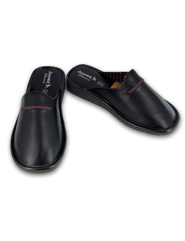 Ανδρικές δερμάτινες παντόφλες Boxer