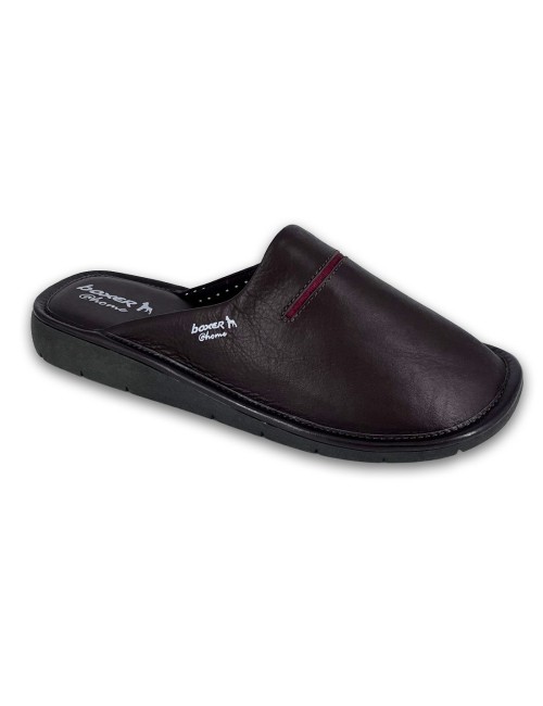 Ανδρικές δερμάτινες παντόφλες Boxer
