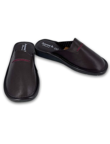 Ανδρικές δερμάτινες παντόφλες Boxer