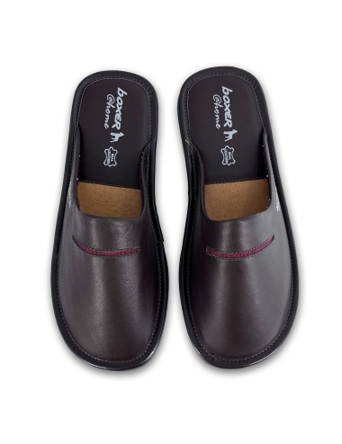 Ανδρικές δερμάτινες παντόφλες Boxer