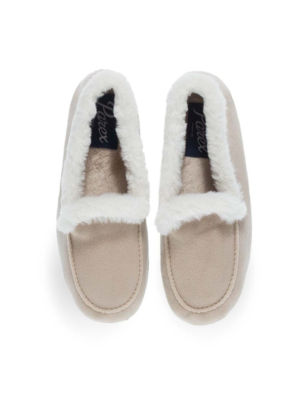 Γυναικεία παντόφλα κλειστή με γουνάκι Parex