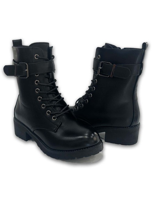 Αρβυλάκια με φερμουάρ και κορδόνια W25125011B