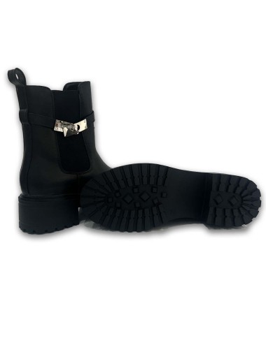 Μποτάκια με φερμουάρ και λάστιχο W25275