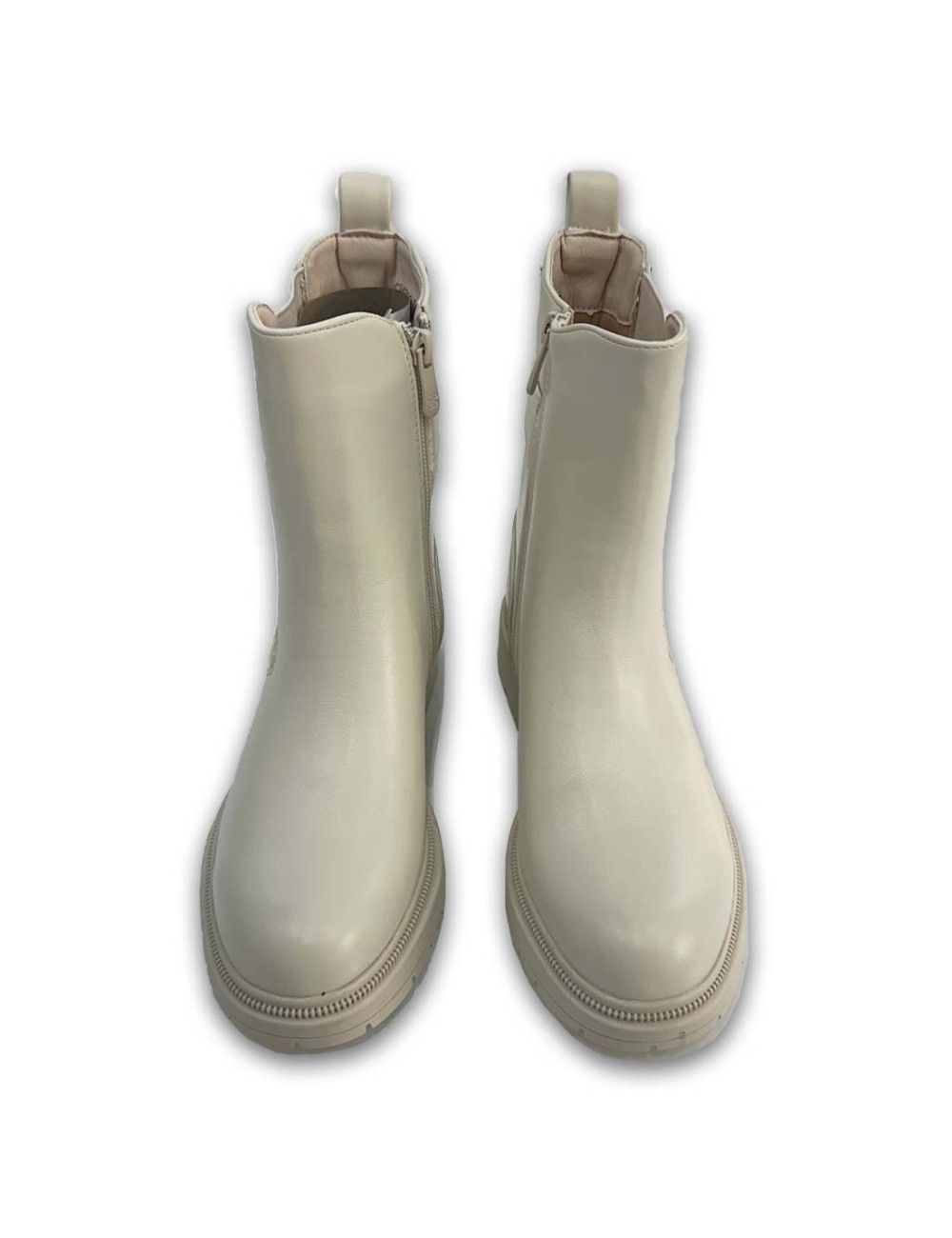 Μποτάκια με φερμουάρ και λάστιχο W24328