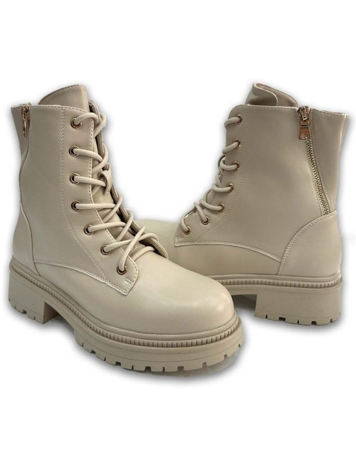 Αρβυλάκια με φερμουάρ και κορδόνια W24573