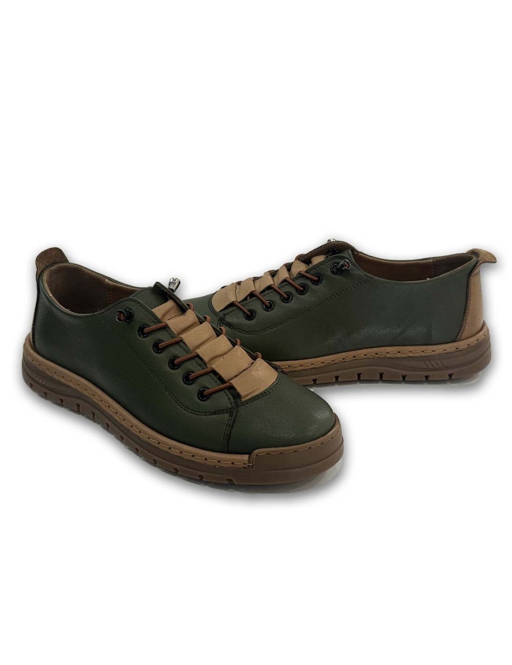 Γυναικεία δερμάτινα μοκασίνια W25F300