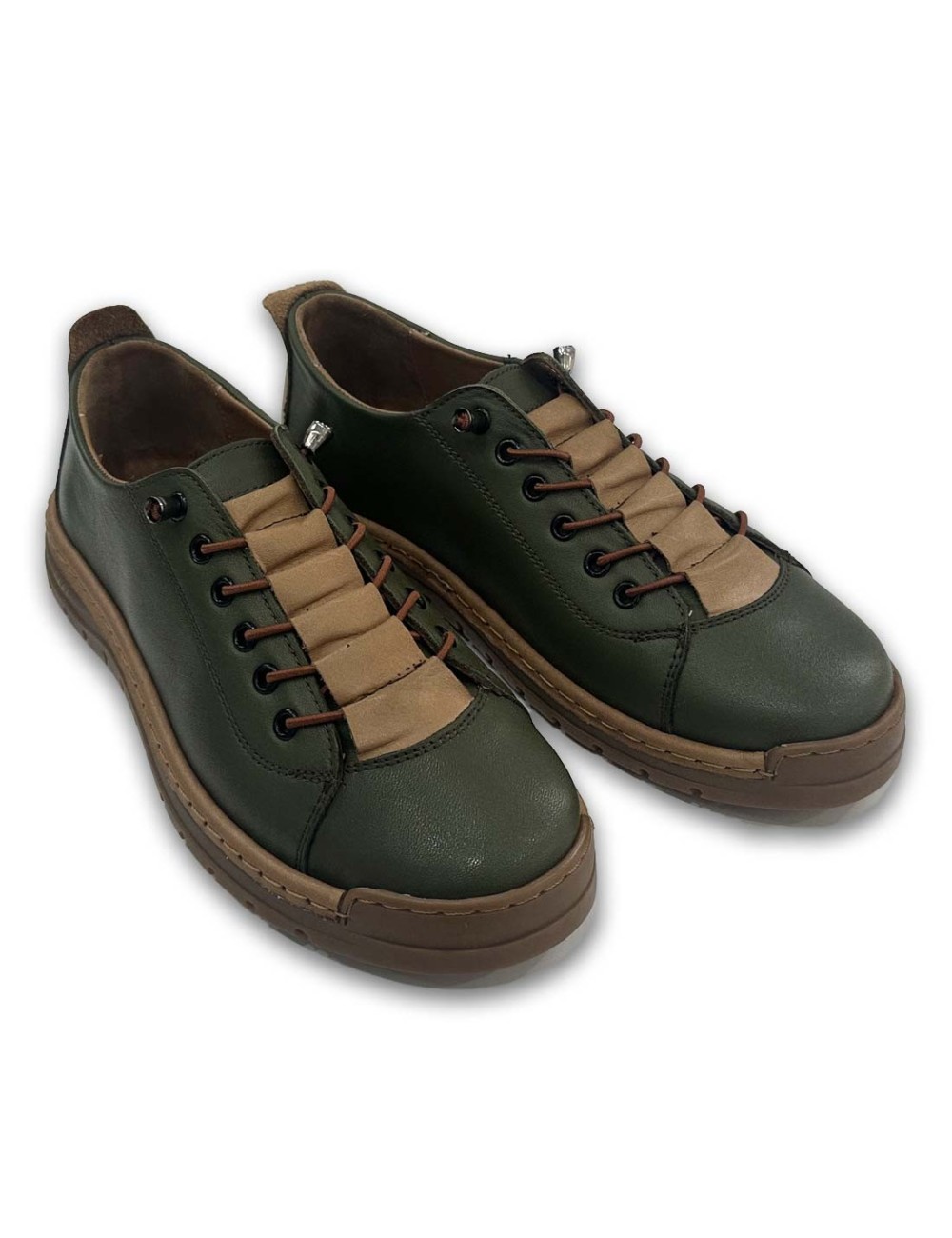 Γυναικεία δερμάτινα μοκασίνια W25F300