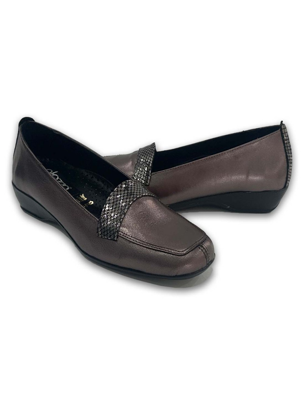 Γυναικεία δερμάτινα μοκασίνια WW25300