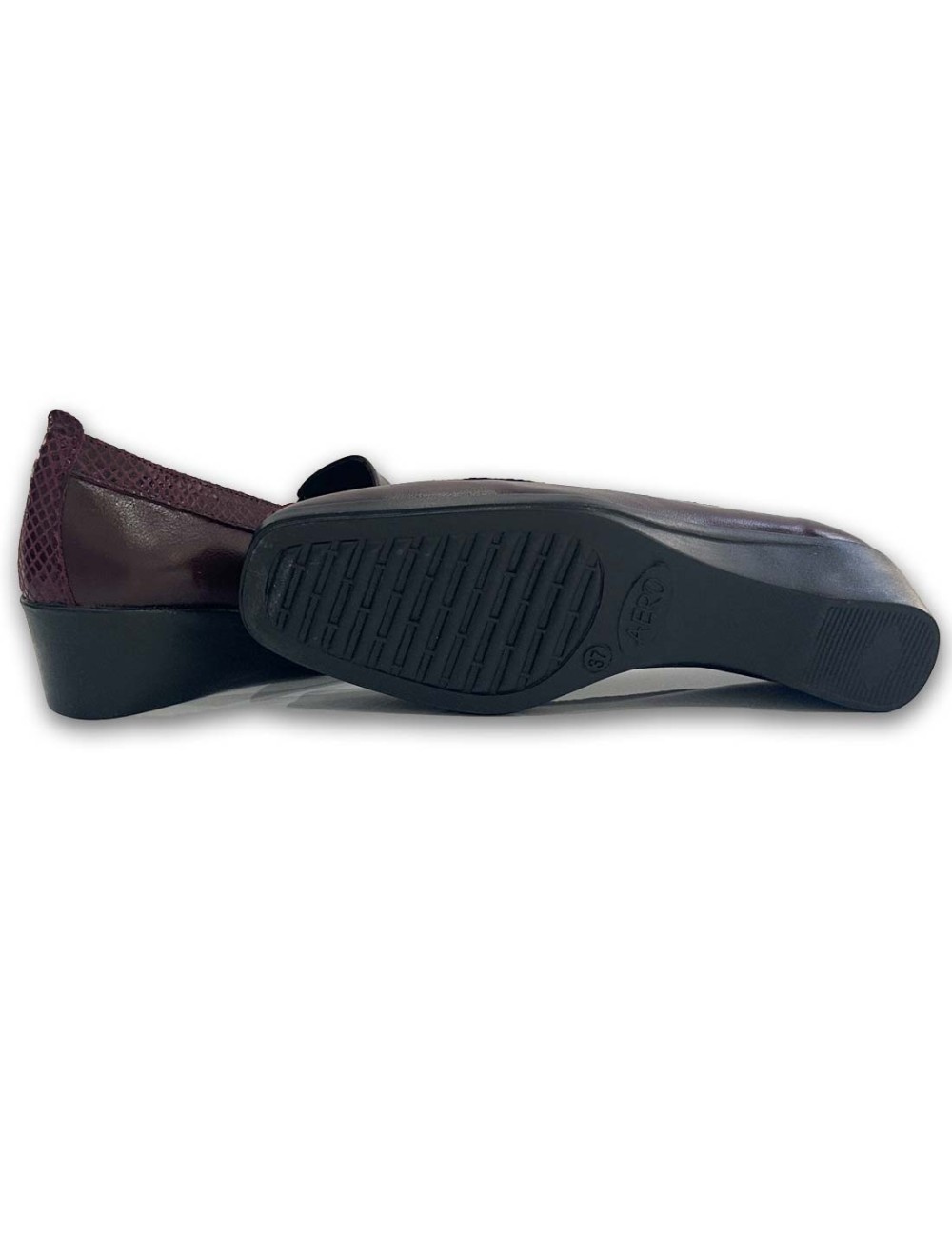 Γυναικεία δερμάτινα μοκασίνια WW25312