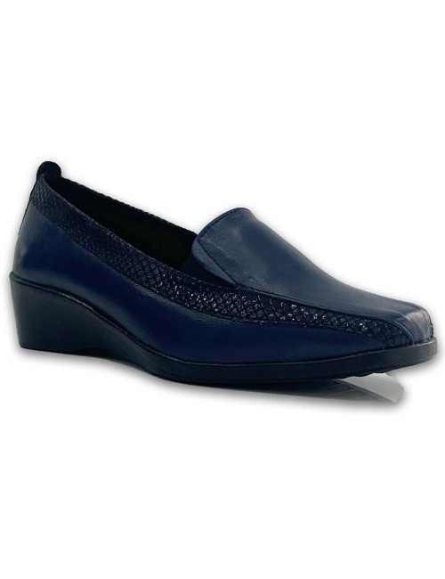 Γυναικεία δερμάτινα μοκασίνια WW25312