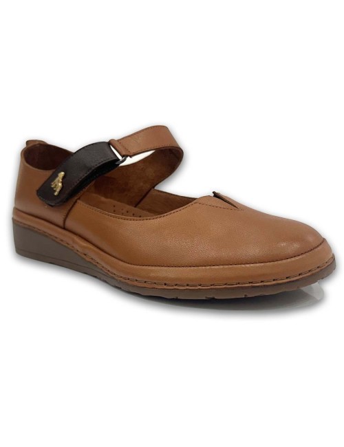 Γυναικεία loafers μοκασίνια Boxer δερμάτινα 98459