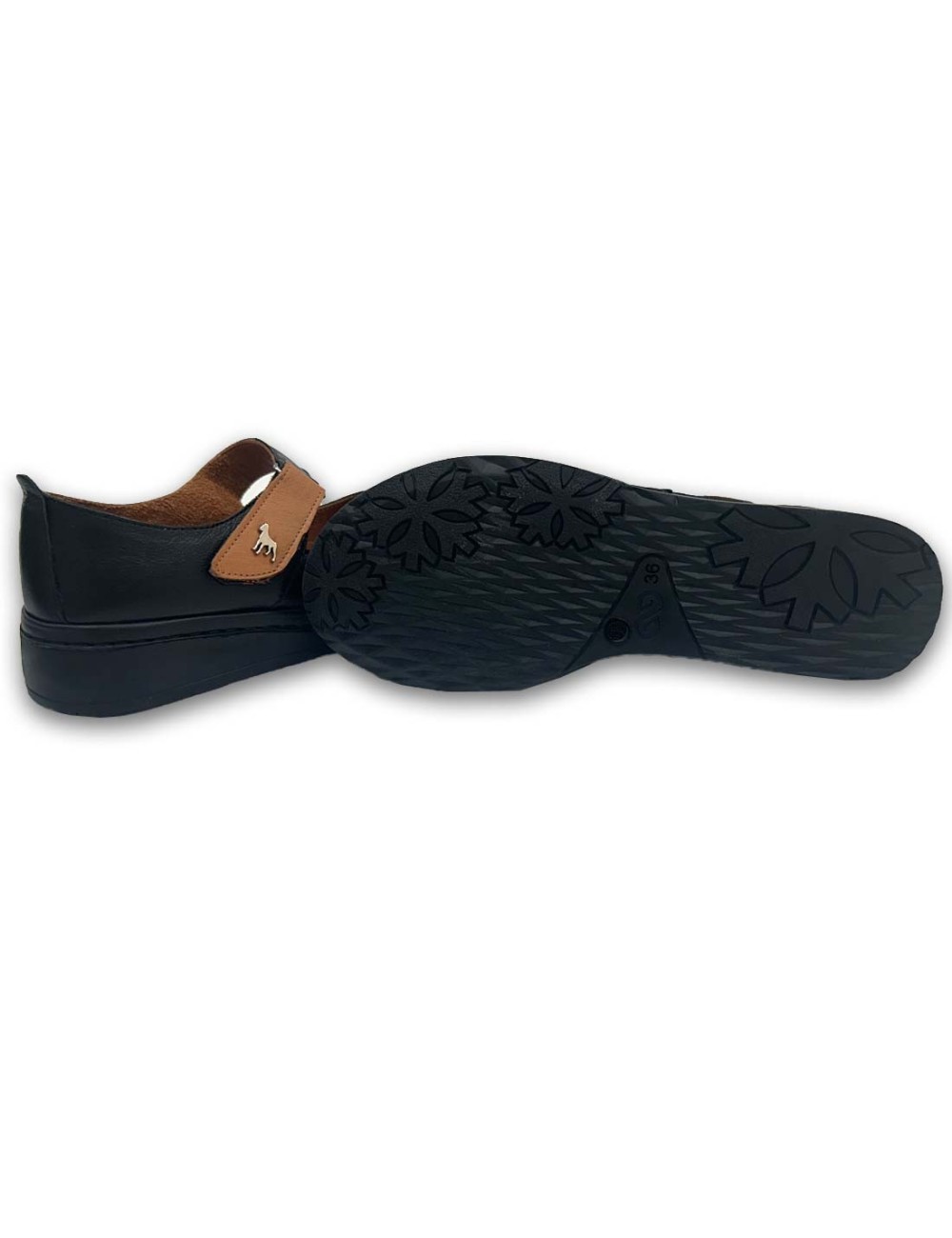 Γυναικεία loafers μοκασίνια Boxer δερμάτινα 98459