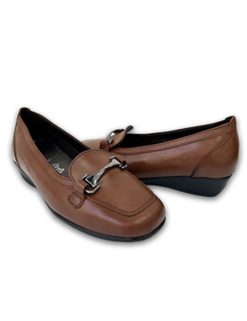 Γυναικεία δερμάτινα μοκασίνια Boxer 52985