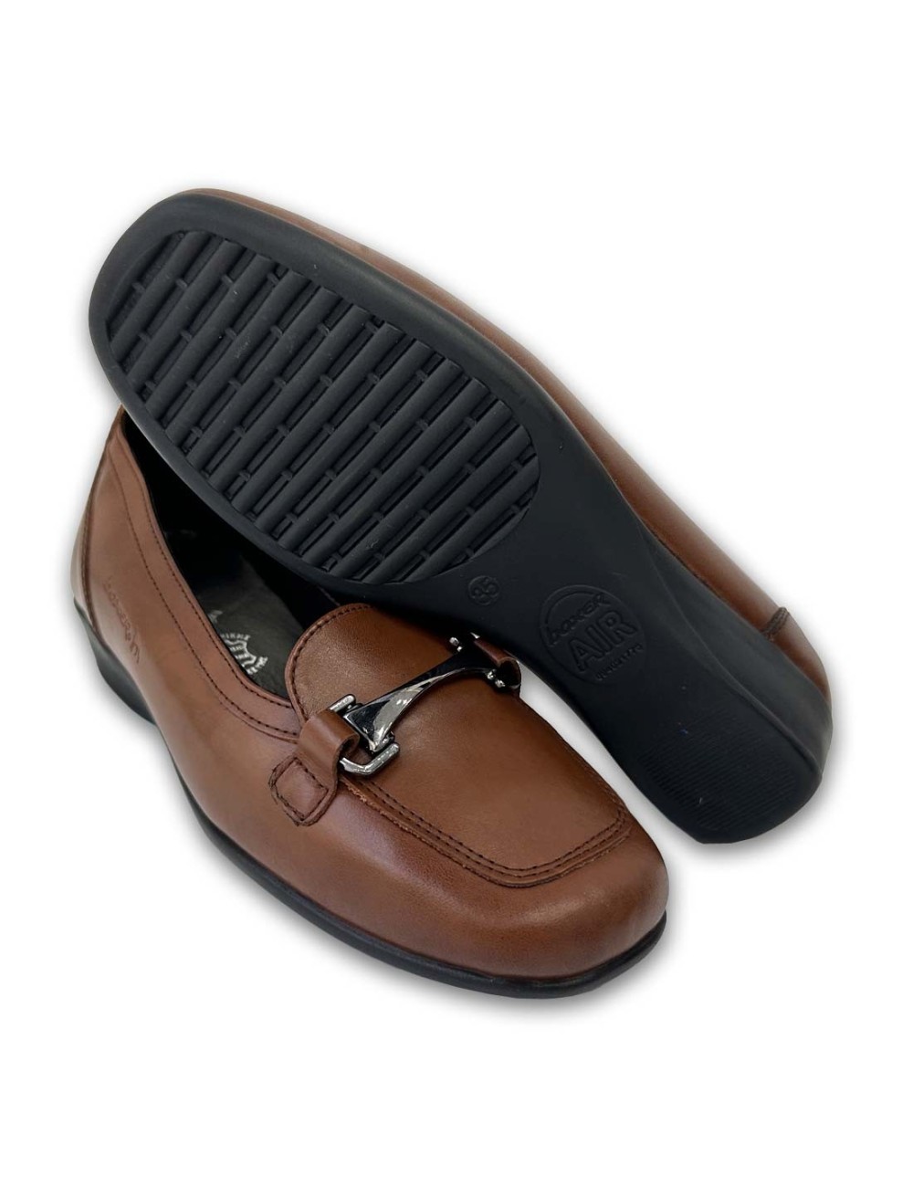 Γυναικεία δερμάτινα μοκασίνια Boxer 52985