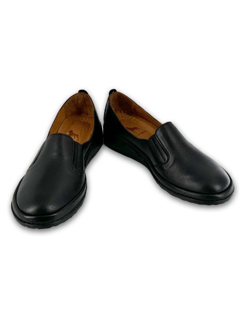 Γυναικεία δερμάτινα μοκασίνια Boxer 98371