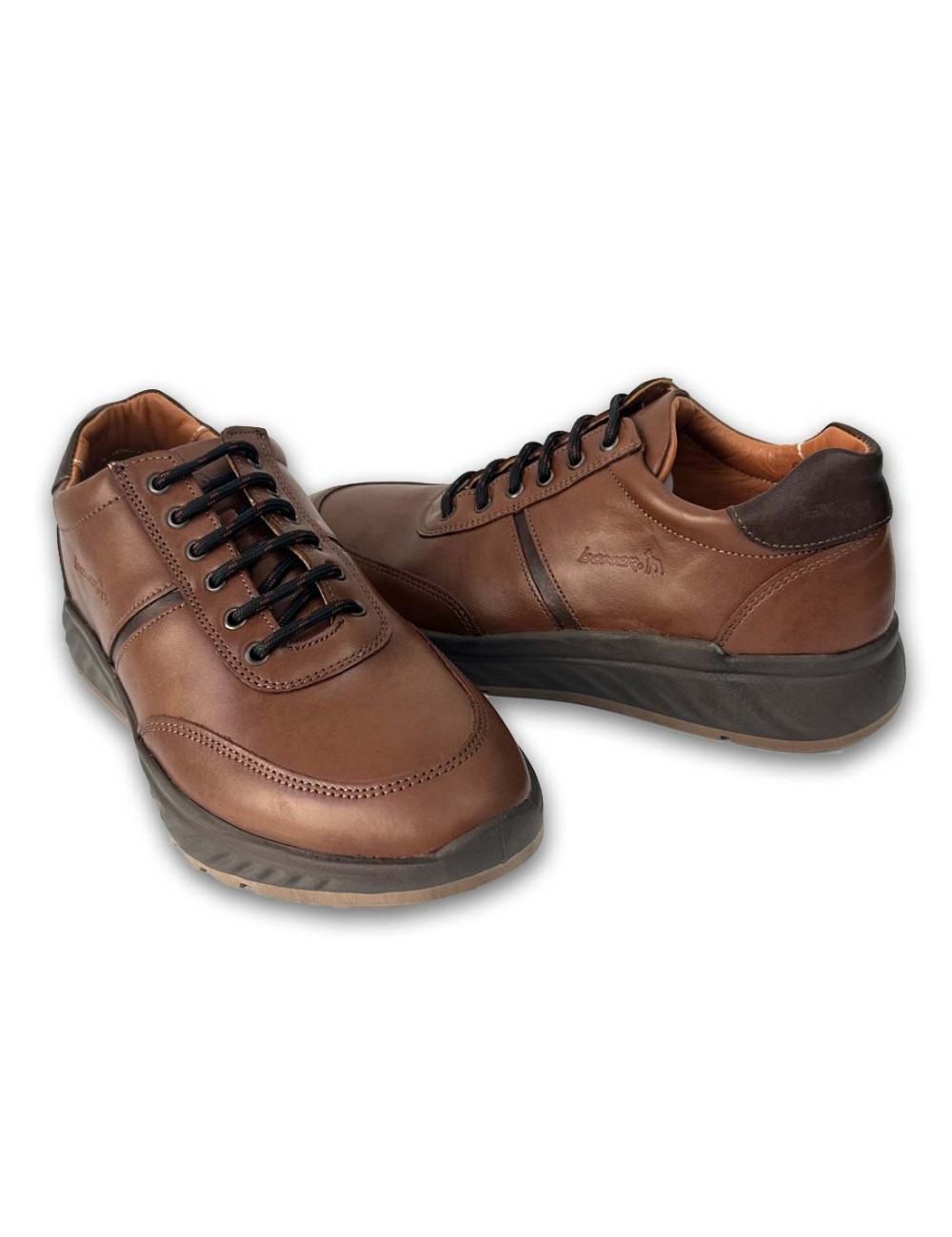 Ανδρικά Lace up δερμάτινα Boxer 43001-15