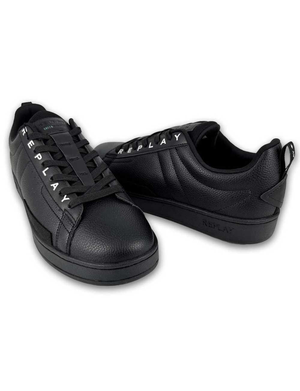 Ανδρικά casual sneakers Replay SMASH BASE GREEN RZ3B0009S