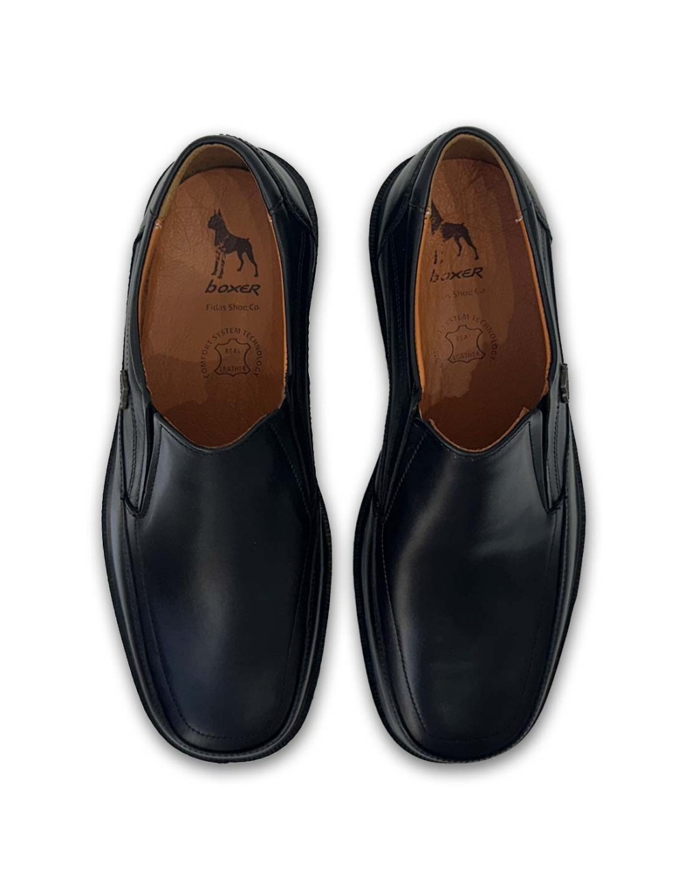 Ανδρικά loafers δερμάτινα Boxer 10128-15