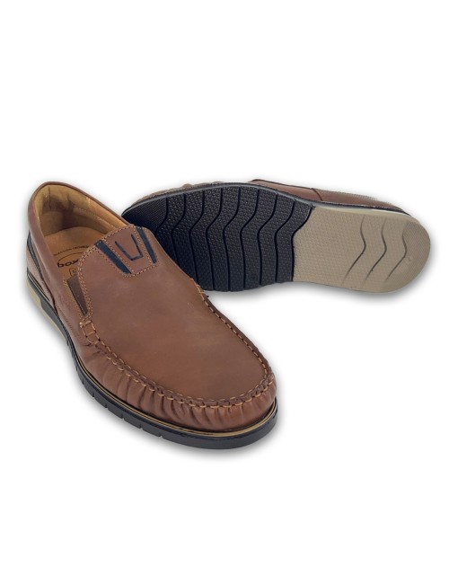Ανδρικά loafers δερμάτινα Boxer 21246-12