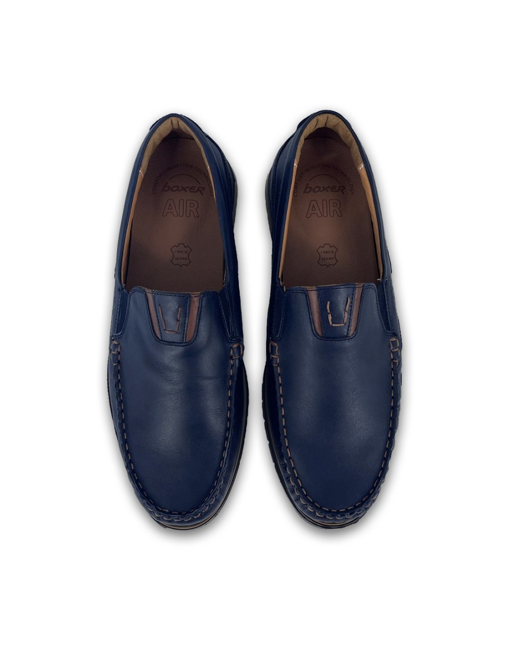 Ανδρικά loafers δερμάτινα Boxer 21246-12