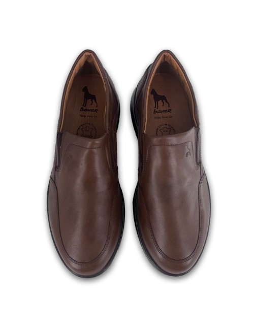 Ανδρικά loafers δερμάτινα Boxer 16501-15