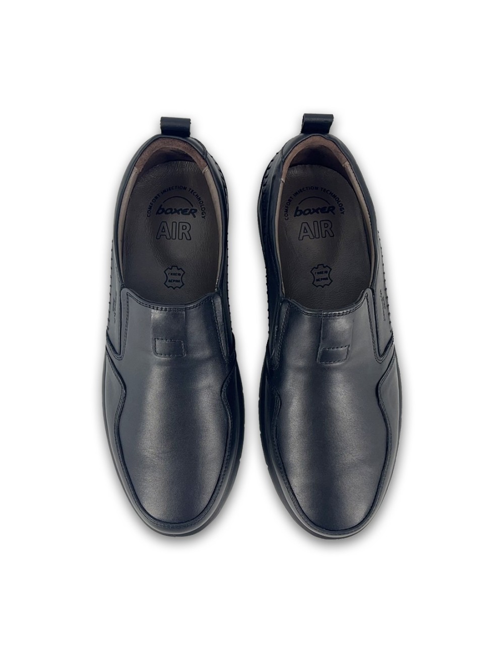 Ανδρικά loafers δερμάτινα Boxer 19157-10