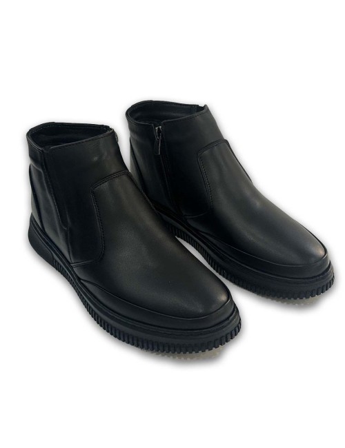 Ανδρικά δερμάτινα μποτάκια WM2570B