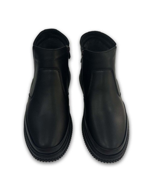 Ανδρικά δερμάτινα μποτάκια WM2570B