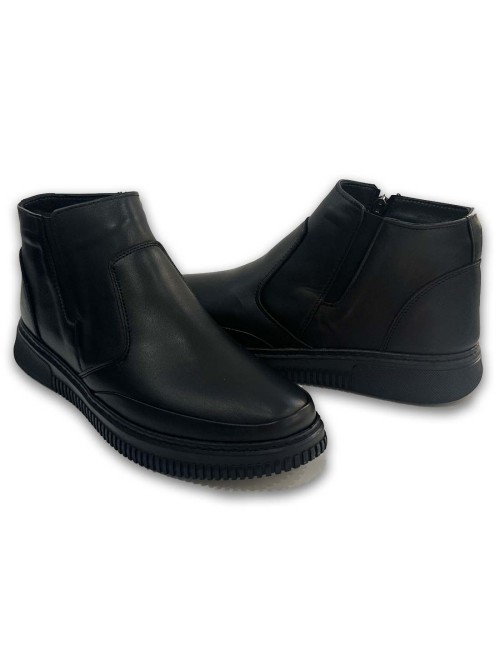 Ανδρικά δερμάτινα μποτάκια WM2570B