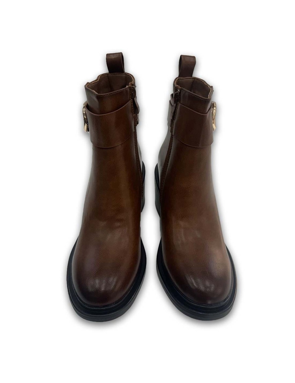 Μποτάκια με φερμουάρ και τακούνι W241672