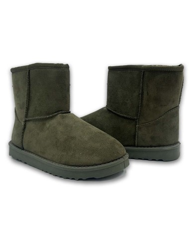 Μποτάκια Suede με γούνα W24890X