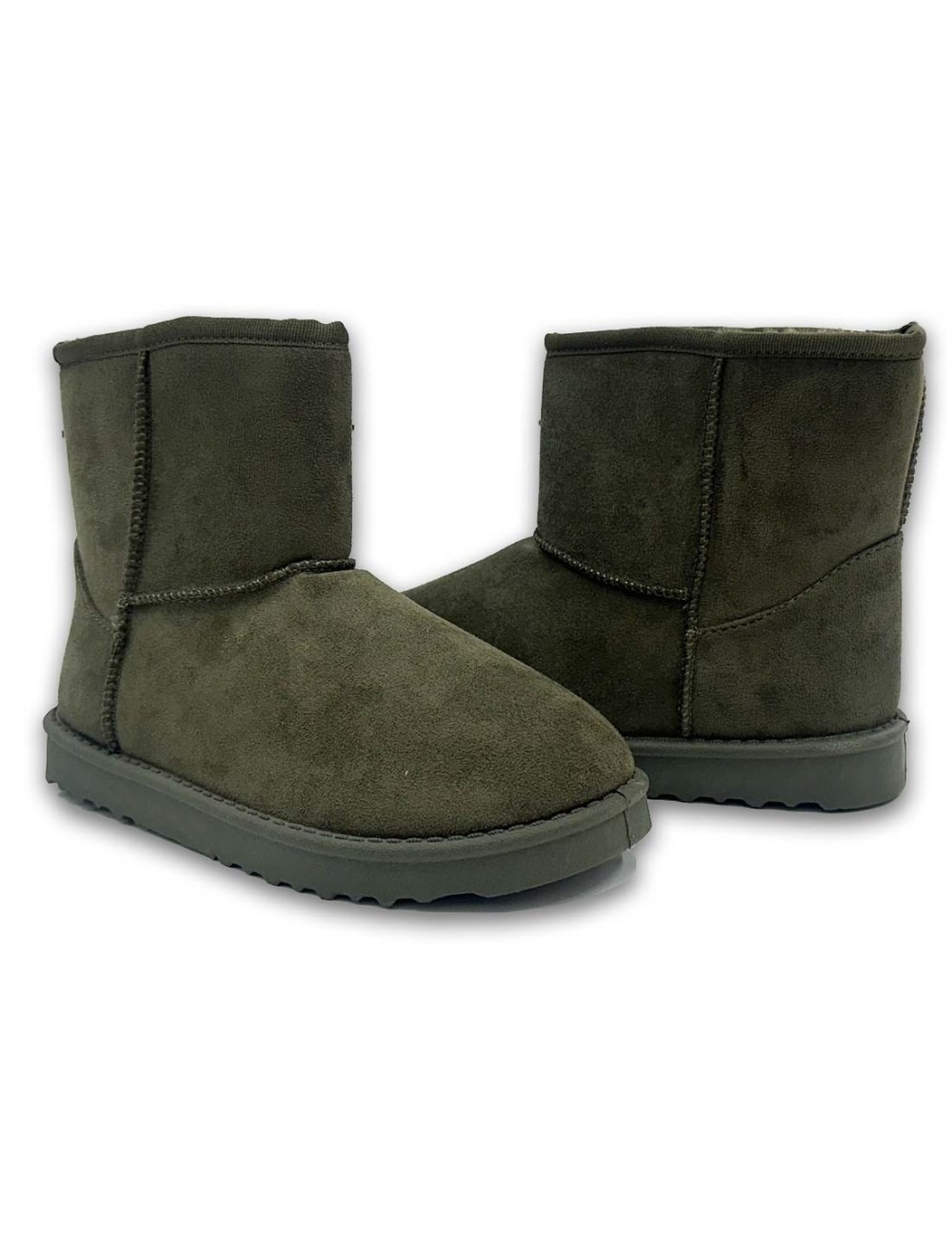 Μποτάκια Suede με γούνα W24890X