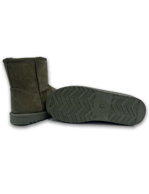 Μποτάκια Suede με γούνα W24890X