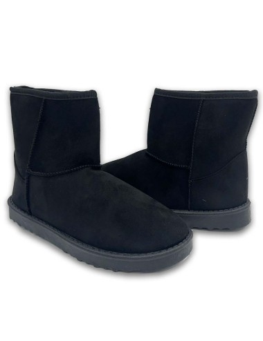 Μποτάκια Suede με γούνα W24627B