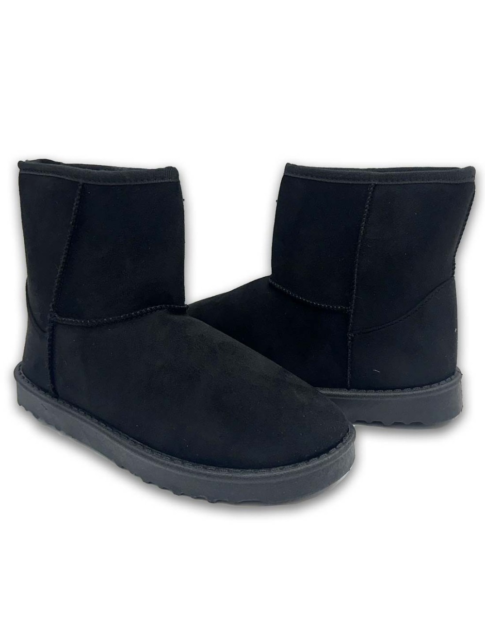 Μποτάκια Suede με γούνα W24627B