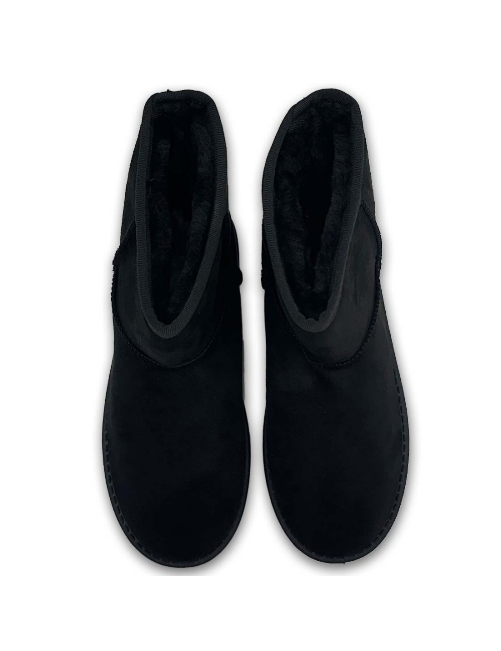 Μποτάκια Suede με γούνα W24627B