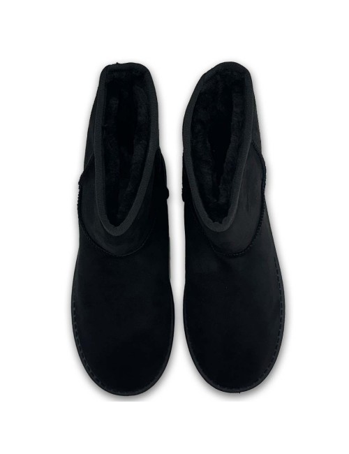 Μποτάκια Suede με γούνα W24627B