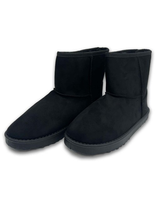 Μποτάκια Suede με γούνα W24627B