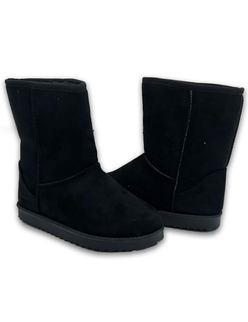 Μποτάκια Suede με γούνα W246849-1B