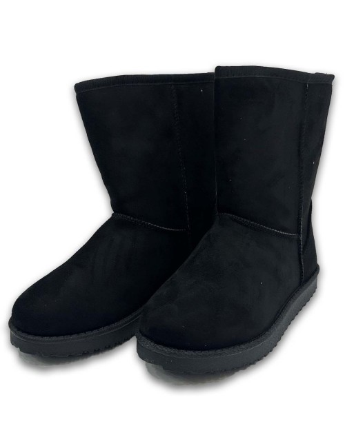 Μποτάκια Suede με γούνα W246849-1B