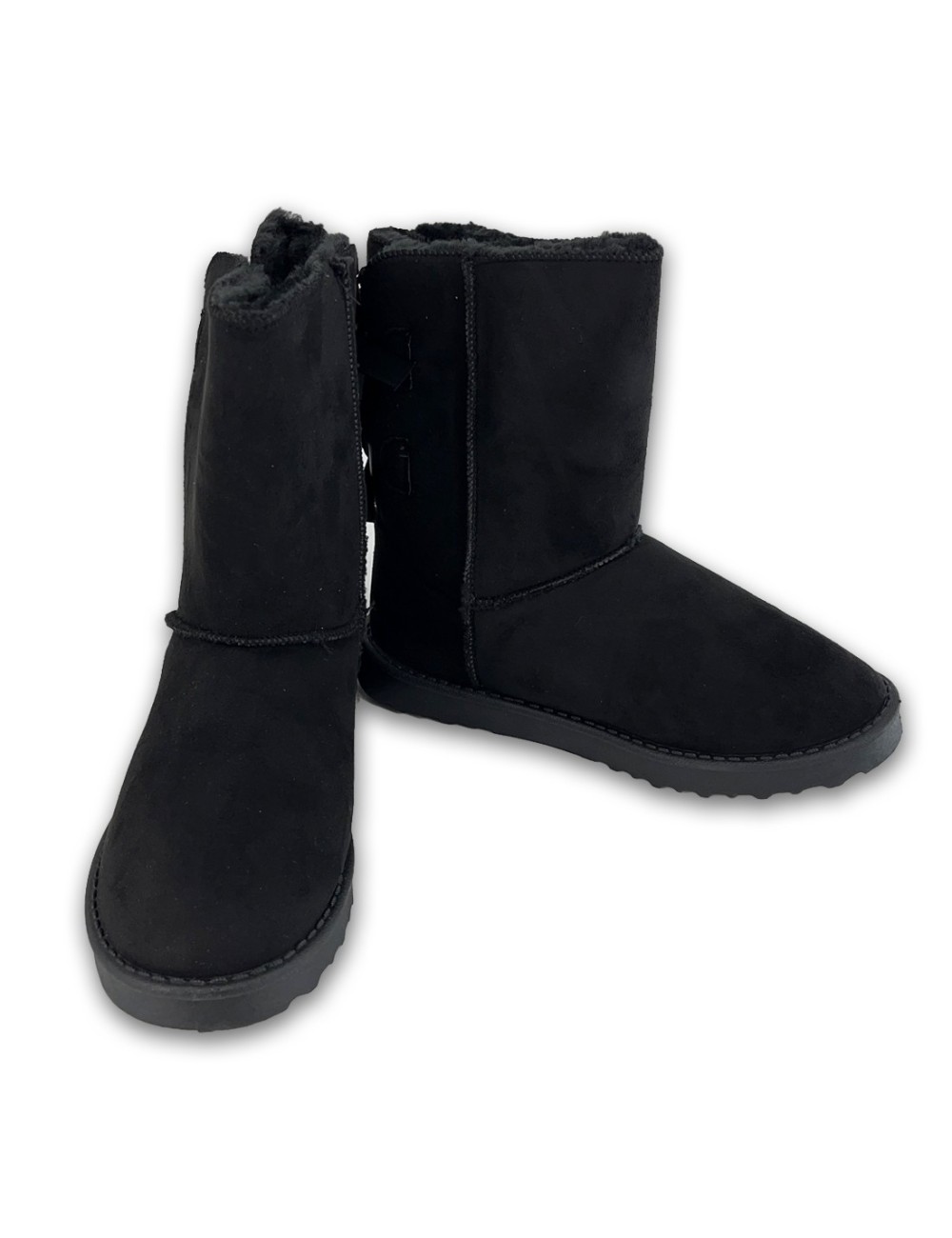 Μποτάκια Suede με γούνα W232308