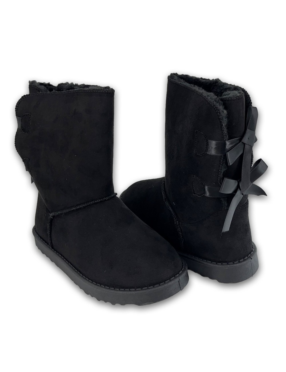 Μποτάκια Suede με γούνα W232308