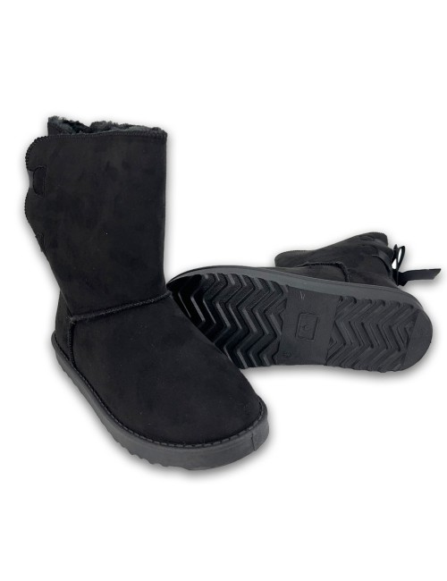 Μποτάκια Suede με γούνα W232308