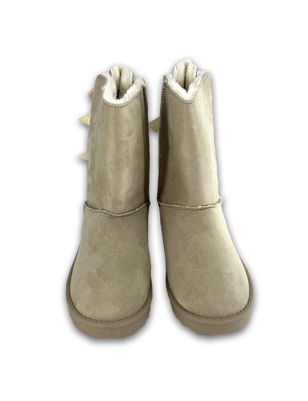 Μποτάκια Suede με γούνα W232308